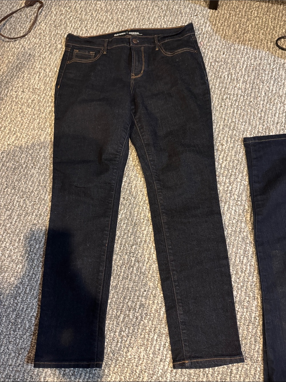 Gloria Vanderbilt Black Straight-Leg Jeans